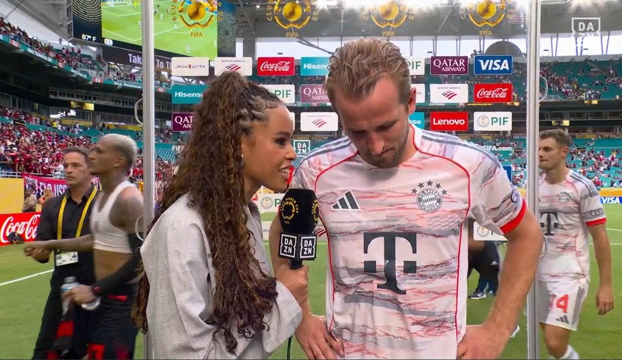 凯恩：这是非常困难的比赛，每次我们两球领先他们总能扳回一球