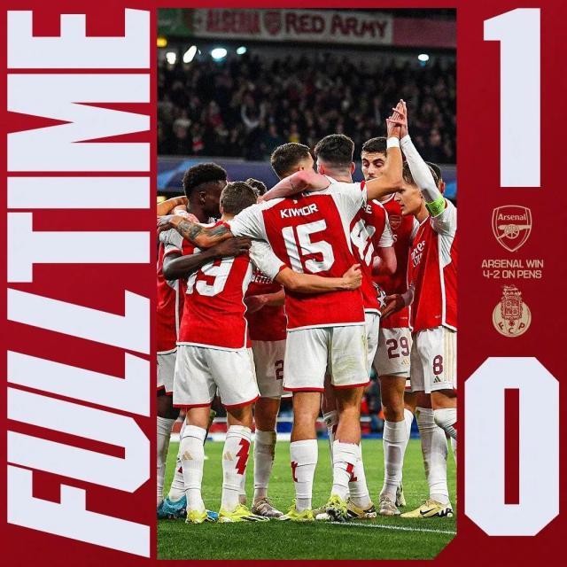 【欧冠】特罗萨尔扳平，拉亚2扑点，阿森纳晋级8强