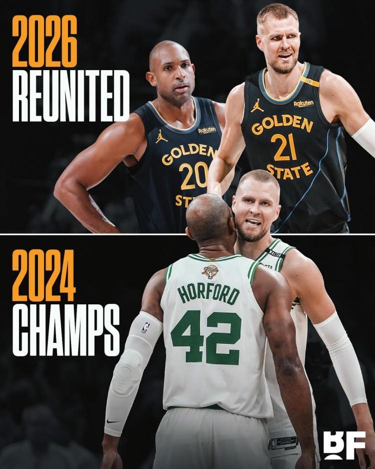 比赛赛程-何意味?勇士凑齐2024凯尔特人总冠军内线组合